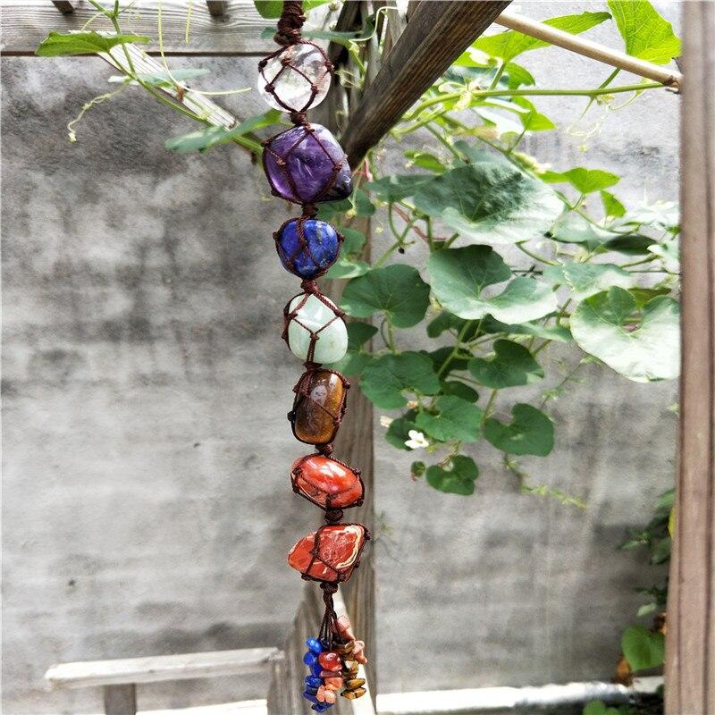 7 Chakra Natuursteen Decoratie Hanger Myspirituals