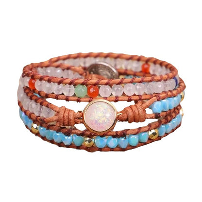 Amazoniet Bergkristal - Armband Myspirituals